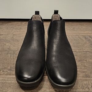 New Dansko Women's Louisa Black Burnished Leather Ankle Booties sz 42/US 11.5-12